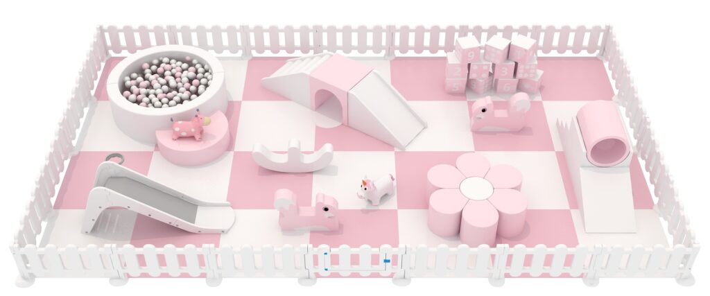 Pink & White Large Soft Play